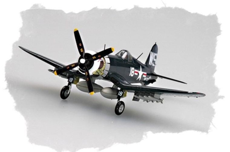 Hobby Boss, F4U-4 Corsair, śmigłowiec, model do sklejania, 1:72