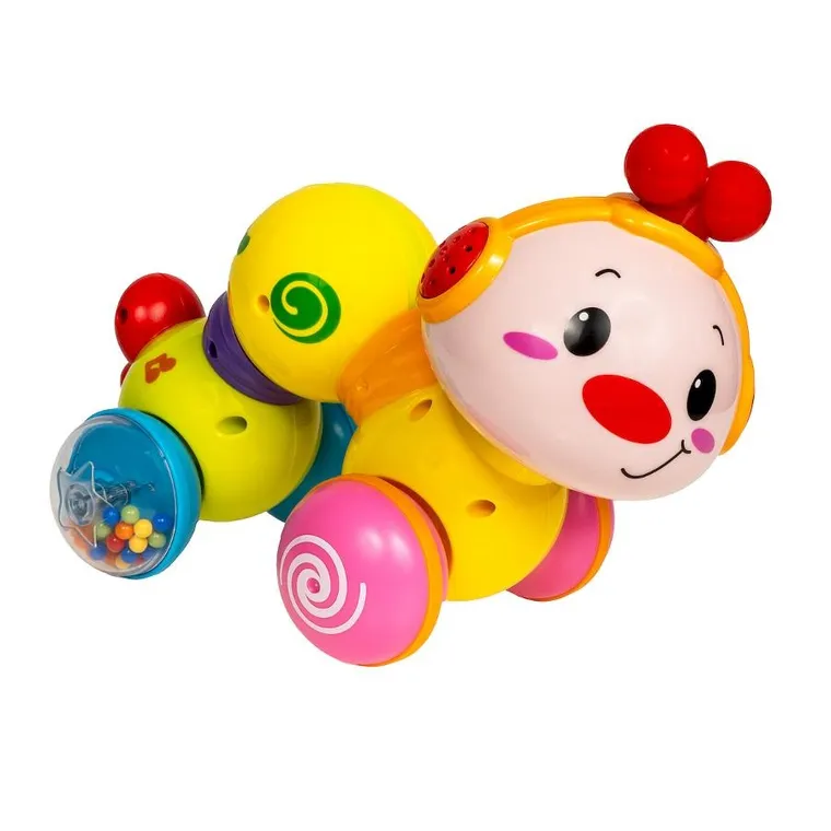 Hola, Gąsienica, zabawka interaktywna, światło i dźwięk