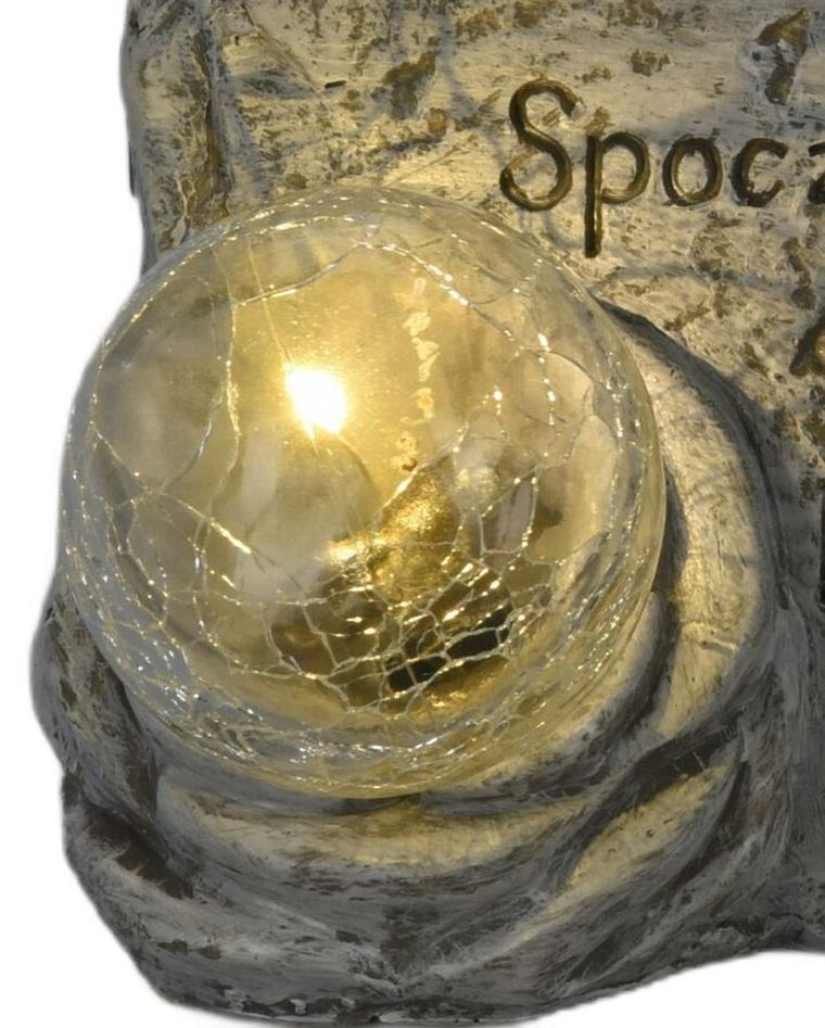 Home & Styling Colle, figurka aniołek, znicz nagrobny LED, Spoczywaj w Pokoju