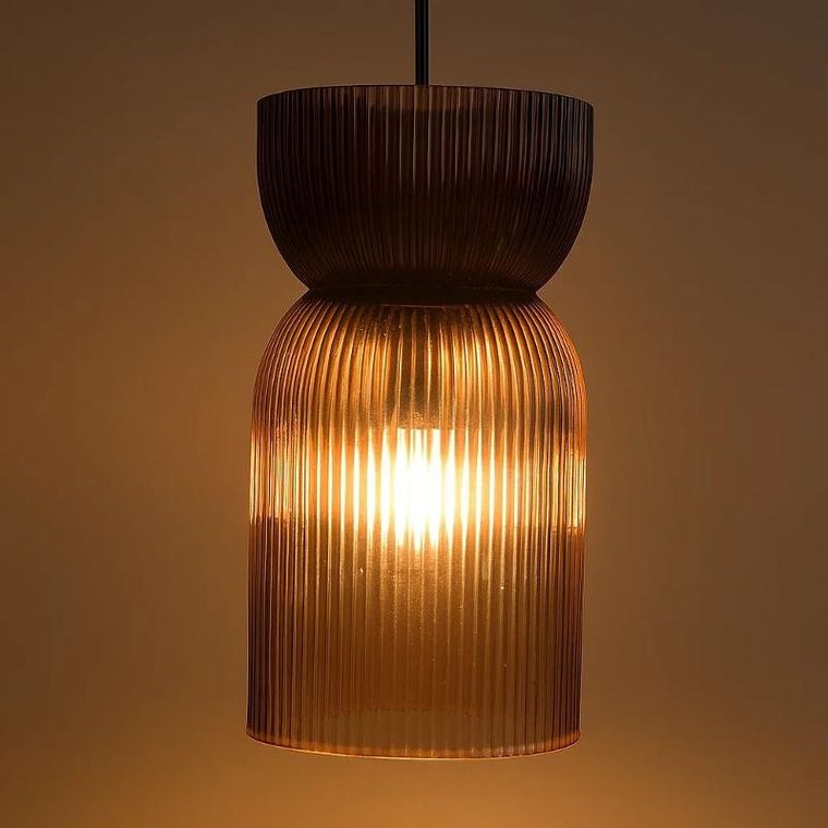 Home Styling Collection, Gloa, szklana lampa wisząca, 26 cm