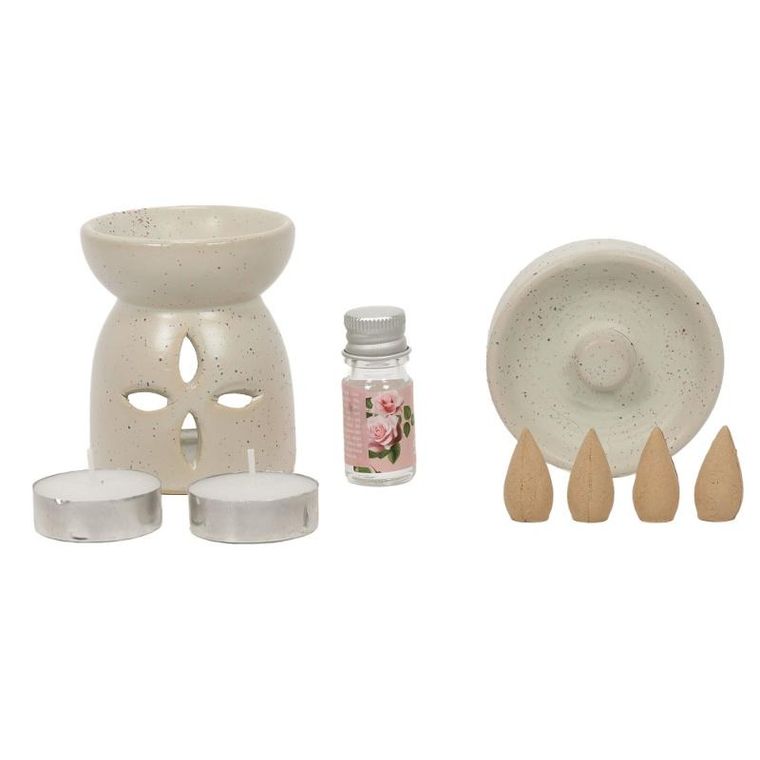 Home Styling Collection, Hapo, kominek zapachowy + kadzidła, 9 elementów