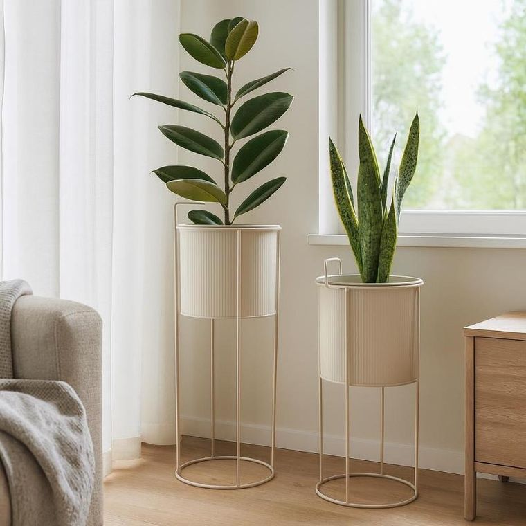 Home Styling Collection, Idem, kwietniki metalowe, 2 szt.