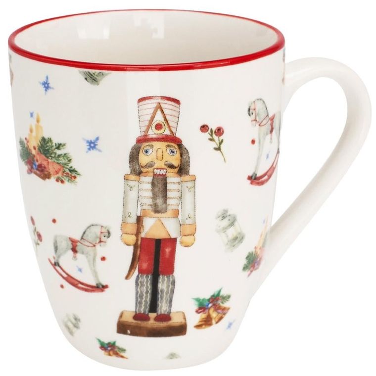 Home Styling Collection, kubek porcelanowy, dziadek do orzechów, 320 ml