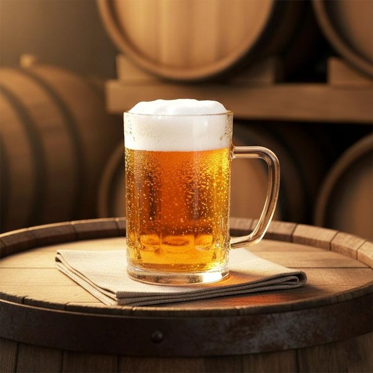 Home Styling Collection, kufel do piwa, szklany, 330 ml