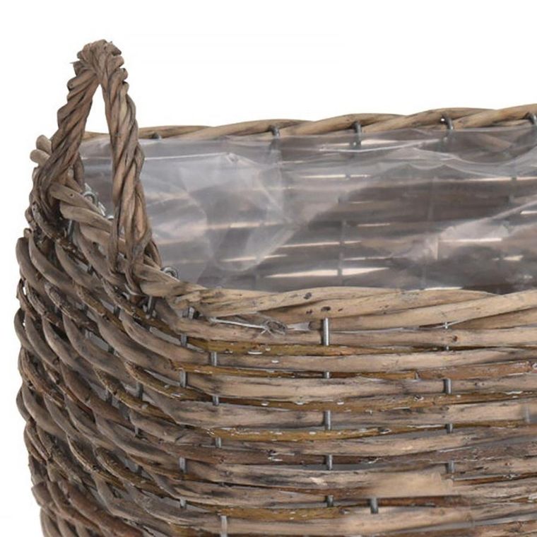 Home Styling Collection, osłonka wiklinowa pleciona, 36-27,5-17 cm