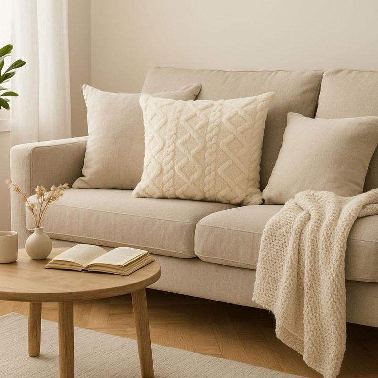 Home Styling Collection, poduszka dekoracyjna, 45-45 cm