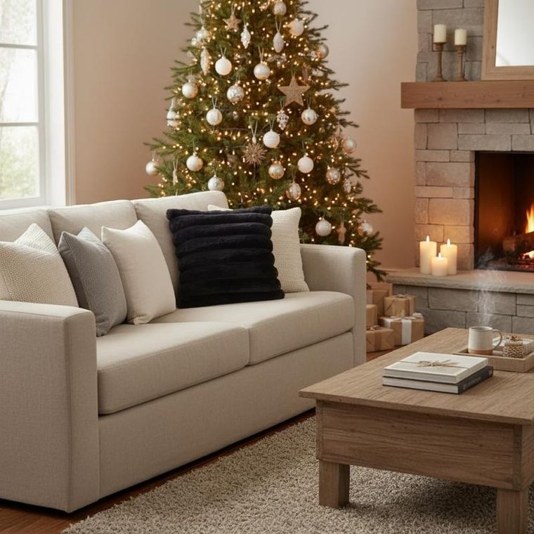 Home Styling Collection, poduszka dekoracyjna, 45-45 cm