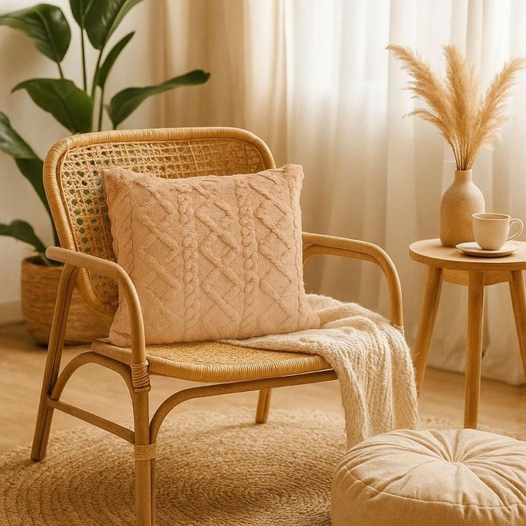 Home Styling Collection, poduszka dekoracyjna, 45-45 cm