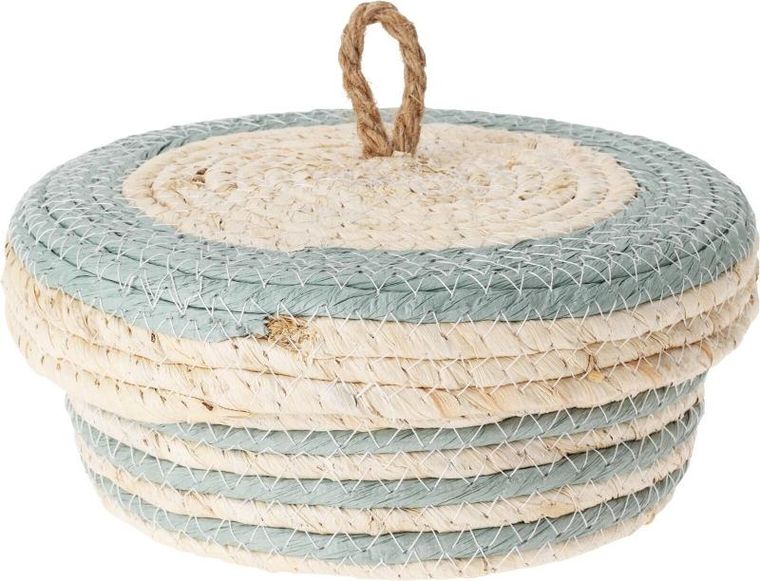 Home Styling Collection, pojemniki do przechowywania z przykrywką, 3 szt.