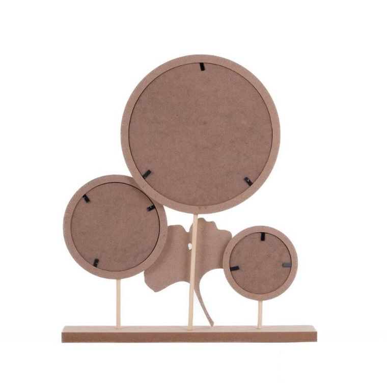 Home Styling Collection, ramka na 3 zdjęcia, okrągła, ø 7.5 cm, ø 10.5 cm, ø 17 cm