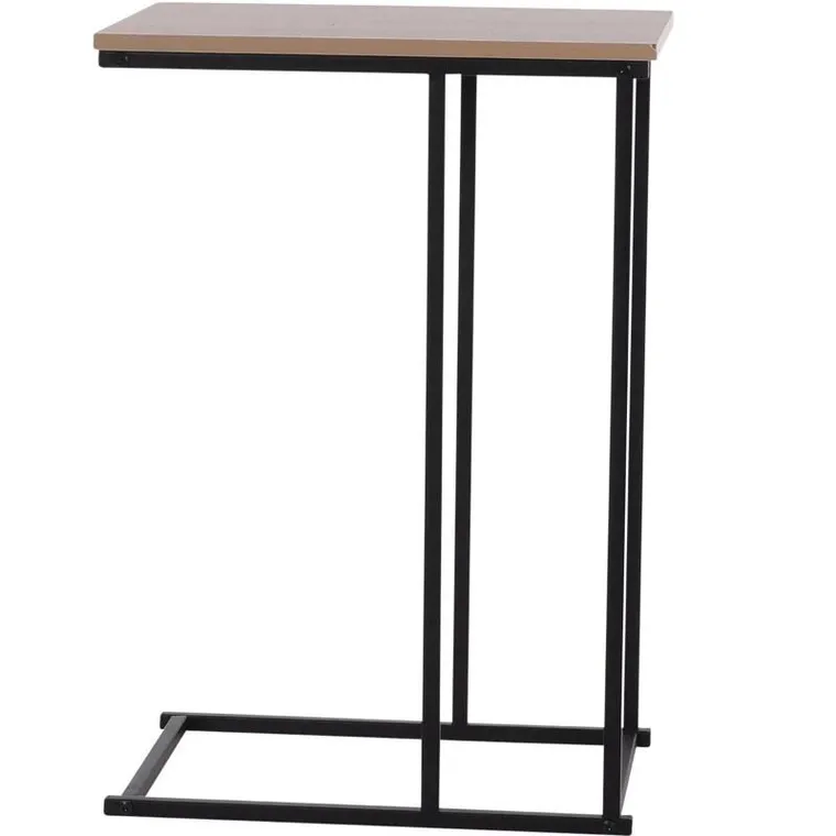 Home Styling Collection, stolik pomocniczy, boczny do kanapy, MDF i metal, 26-40-58 cm