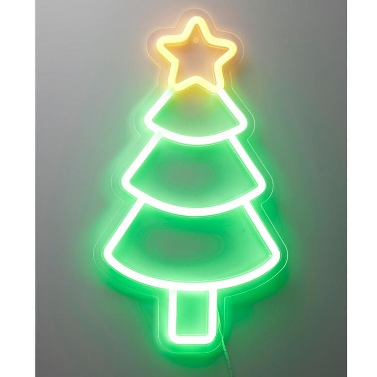 Home Styling Collection, świąteczny neon na ścianę, LED, 23-22 cm