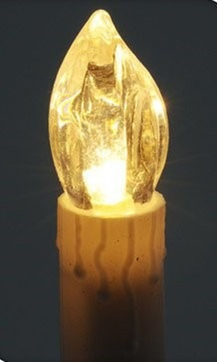 Home Styling Collection, świeca dekoracyjna, 50 LED, wewnętrzna, biała, 14 cm