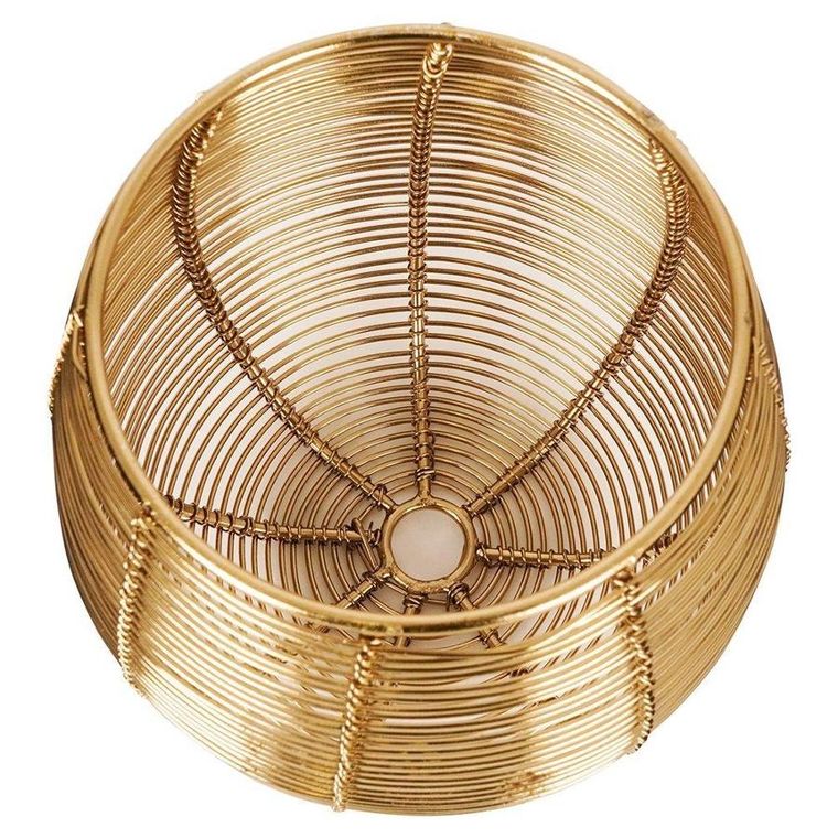 Home Styling Collection, świecznik na świeczkę tealight, metalowy złoty, 13-12 cm