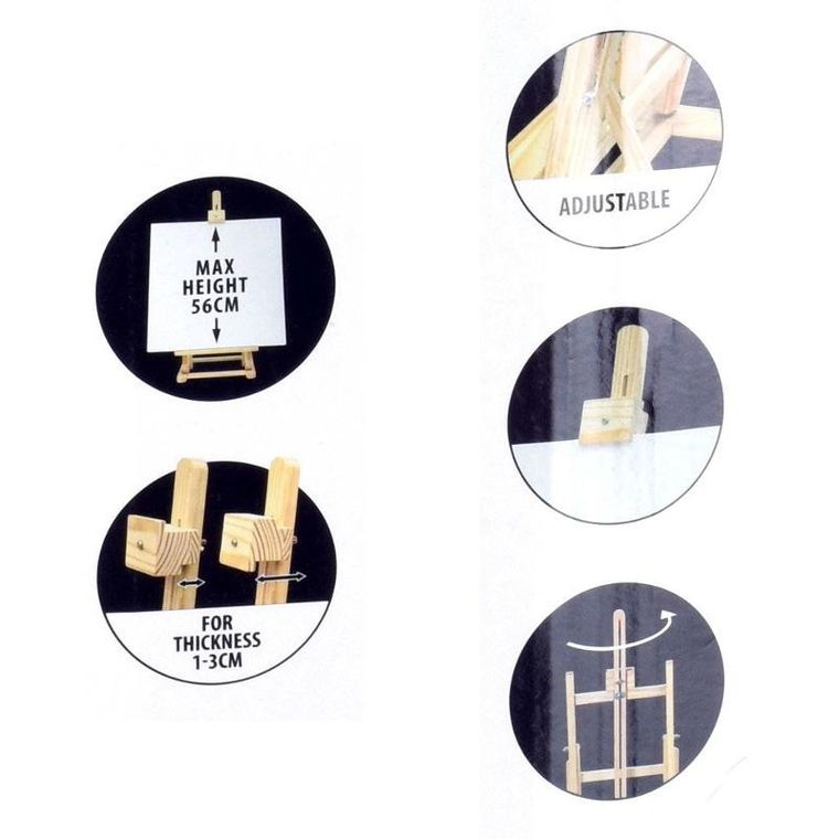 Home Styling Collection, sztaluga drewniana z regulacją wysokości