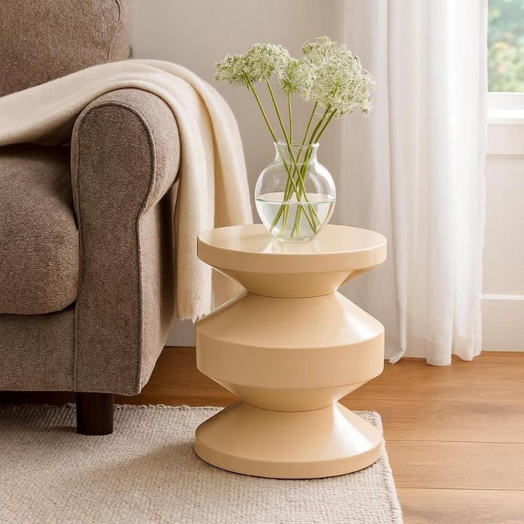 Home Styling Collection, Tafel, metalowy stolik pomocniczy, 31 cm