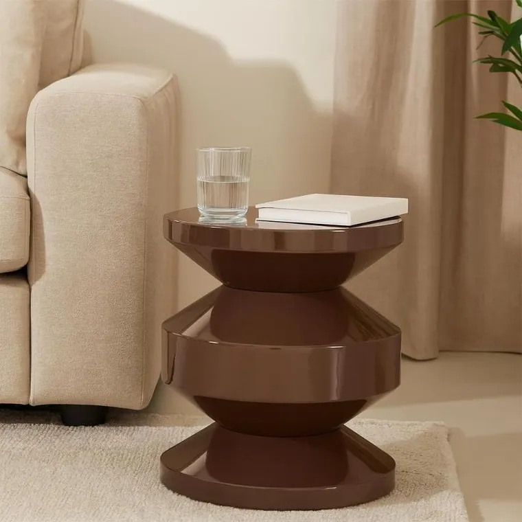 Home Styling Collection, Tafel, metalowy stolik pomocniczy, 31 cm