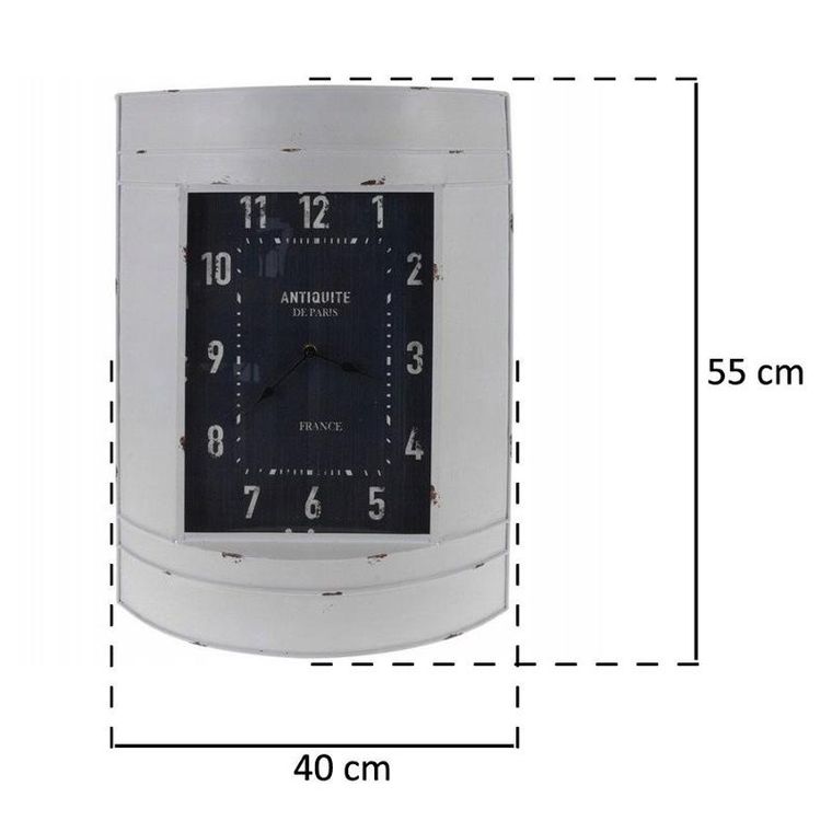 Home Styling Collection, zegar ścienny, Antiquite de Paris, metalowy