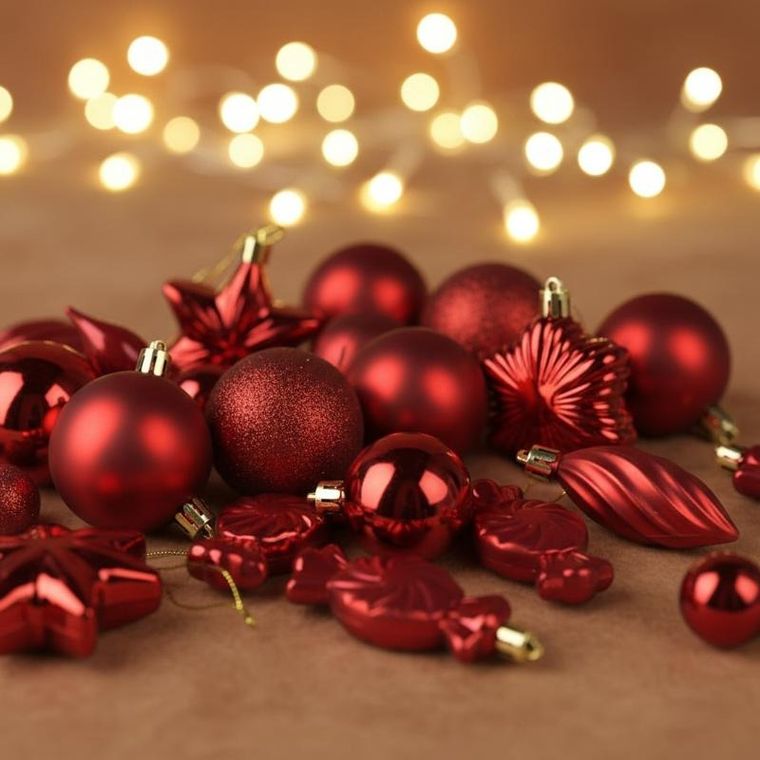 Home Styling Collection, zestaw ozdób na choinkę, 32 szt.