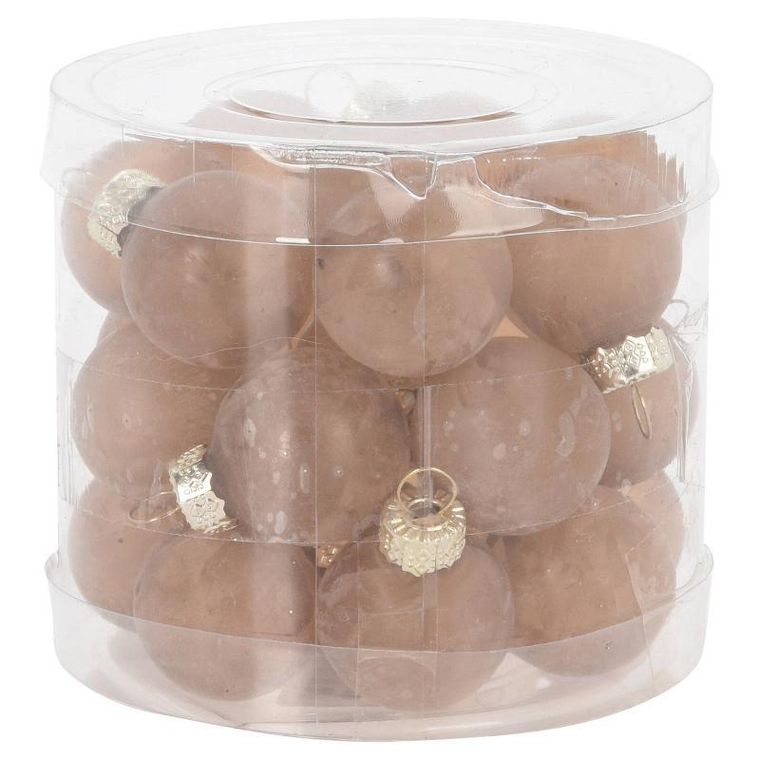 Home Styling Collection, zestaw szklanych bombek, 24 szt. Ø 2.5 cm