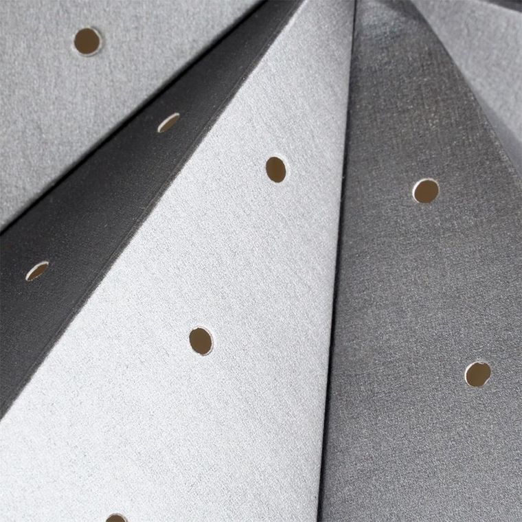 Home Styling Decoration, gwiazda dekoracyjna, papierowa, ażurowa, szara, 75 cm