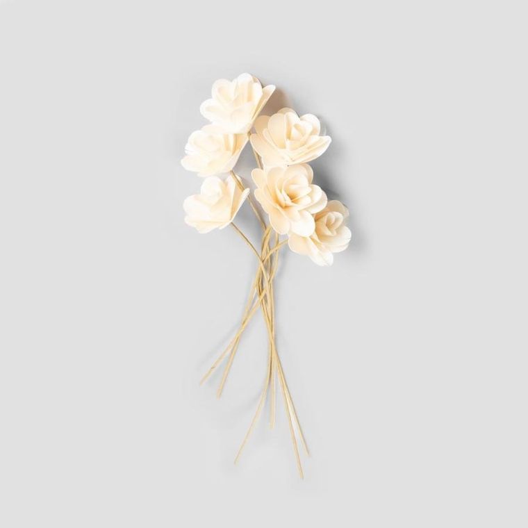 Homla, Alba, bukiet kwiatów, lilia wodna z drewna, 50 cm