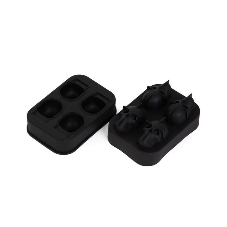 Homla, Alcole, forma na lód, czaszki, 11,5-9,5cm