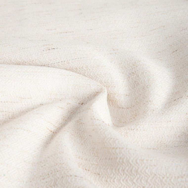 Homla, Almira, zasłona, beżowa z materiału z efektem lnu, 140-250 cm