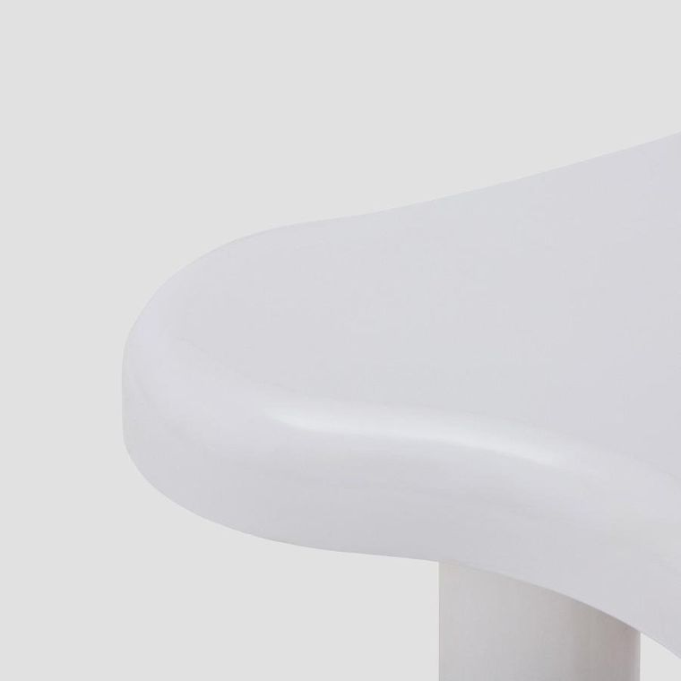 Homla, Alto, stolik kawowy, lakierowany, szary, 100-60-45 cm