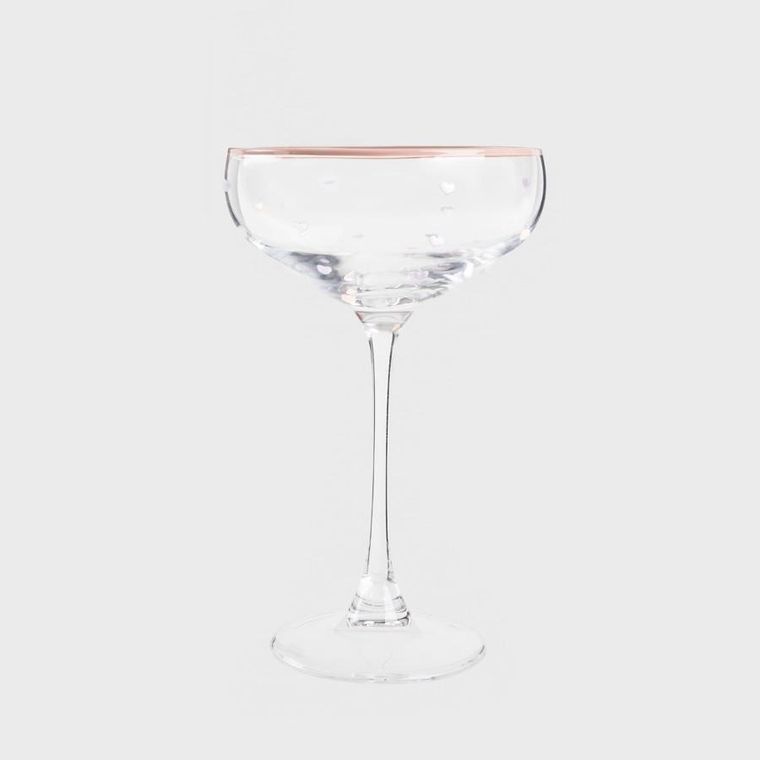 Homla, Amanti, kieliszek w serduszka na martini, 0,2l, 731723