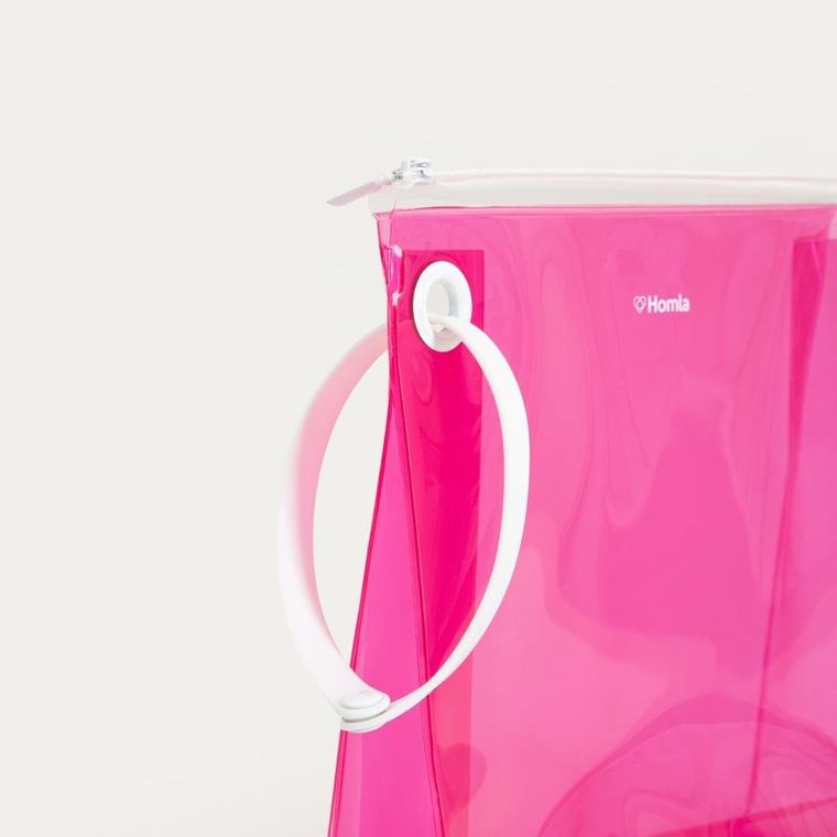 Homla, Amara, kosmetyczka, fuksjowa, 16-20,5 cm