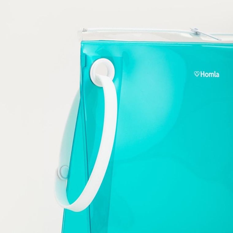 Homla, Amara, kosmetyczka, turkusowa, 16-20,5 cm