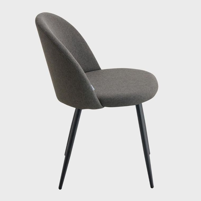 Homla, Ampla, krzesło, ciemnoszare, 47-56-78 cm