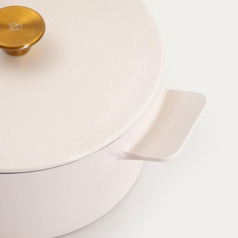 Homla, Andreas, garnek żeliwny, beżowy matowy, 5l