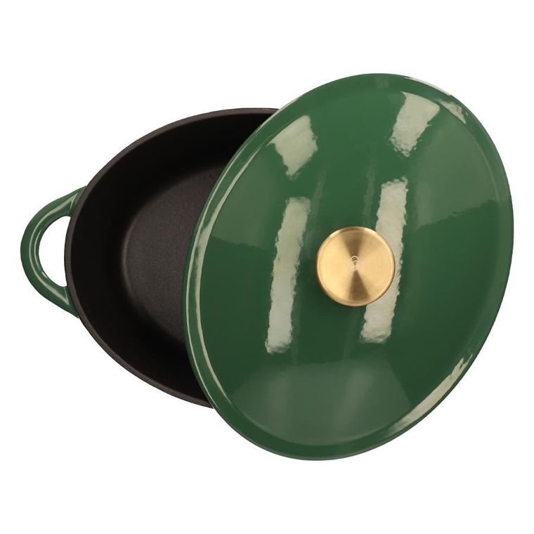 Homla, Andreas, garnek, żeliwny zielony, 3,5 l