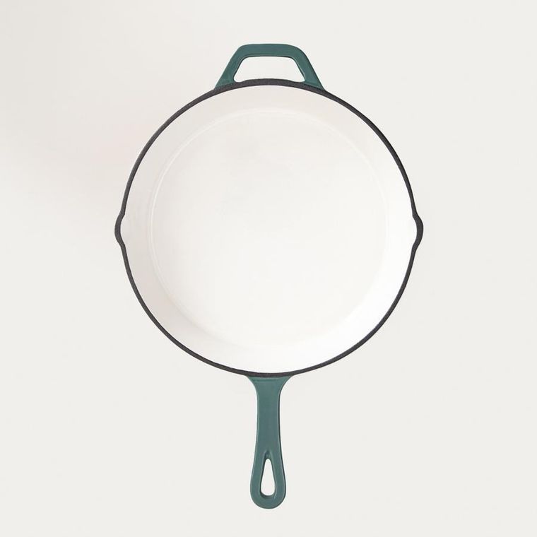 Homla, Andreas, patelnia żeliwna, zielona ombre, 26 cm