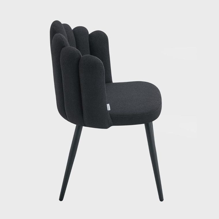 Homla, Aula, krzesło, czarne, 49-55-85 cm