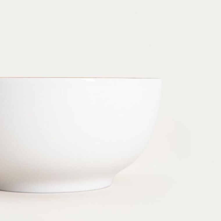 Homla, Auroo, miseczka, ze złotą obwódką, 14 cm