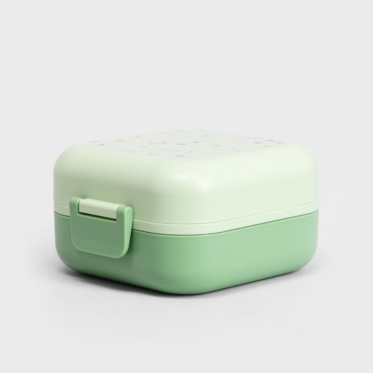 Homla, B2 Pecora, lunchbox, zielony w owieczki, 1150 ml