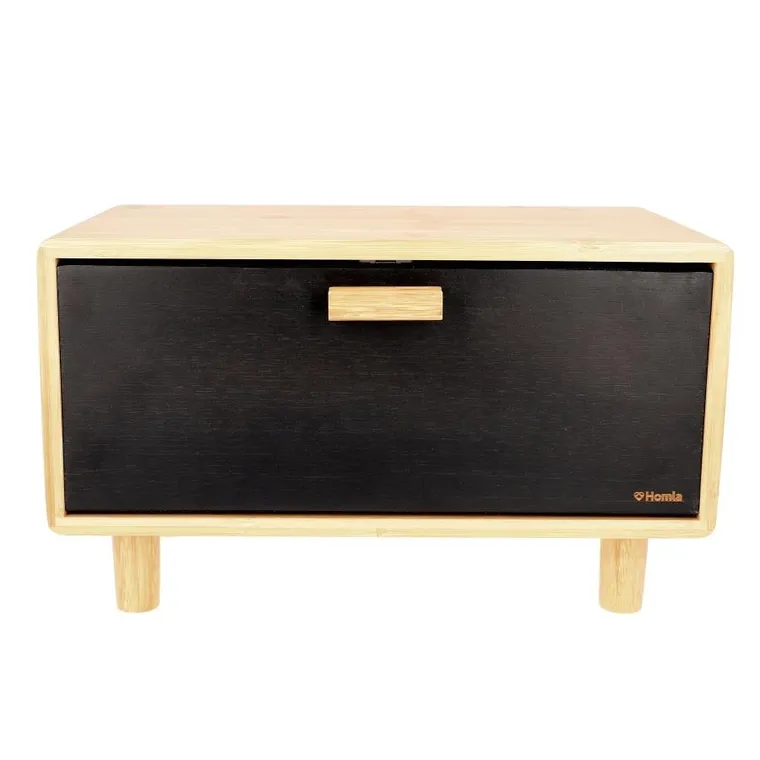 Homla, Bambou, chlebak, czarny, 35-23 cm