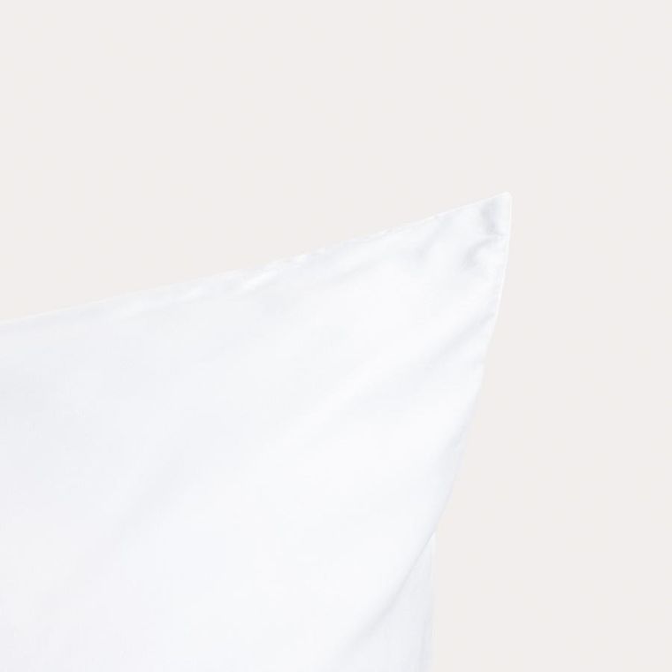 Homla, Bamsa, pościel, gładka z satyny bambusowej biała, 200-220 cm