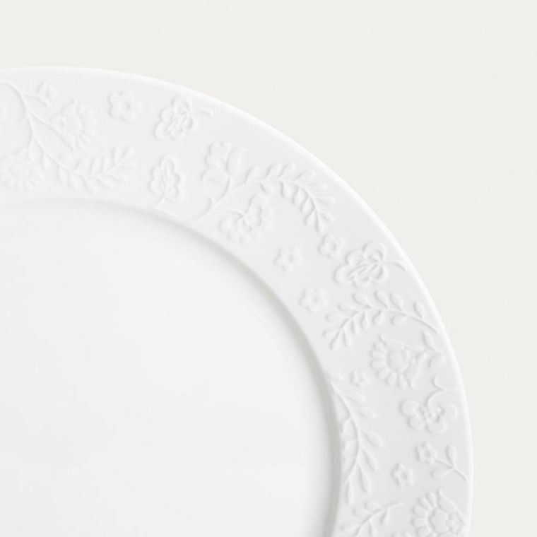 Homla, Beno, talerz, obiadowy biały, 27 cm