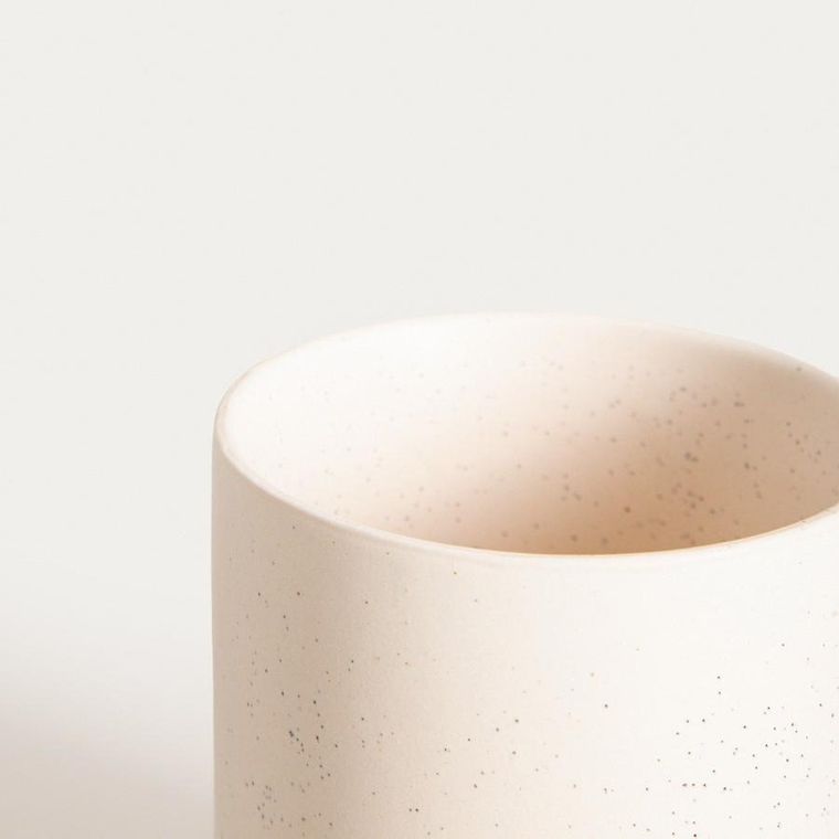 Homla, Bero, kubek, z koralikami kremowy nakrapiany, 0,3l