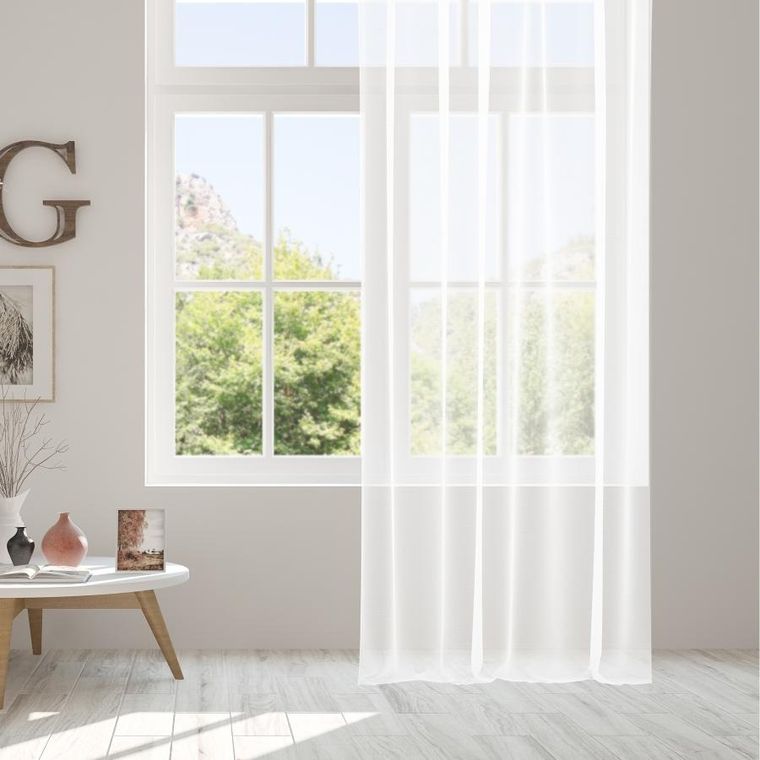 Homla, Bianca, Firanka biała, 140-250 cm, AW22 975206