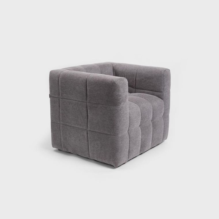 Homla, Biskoto, fotel, szary, 80-68-65 cm, 710728