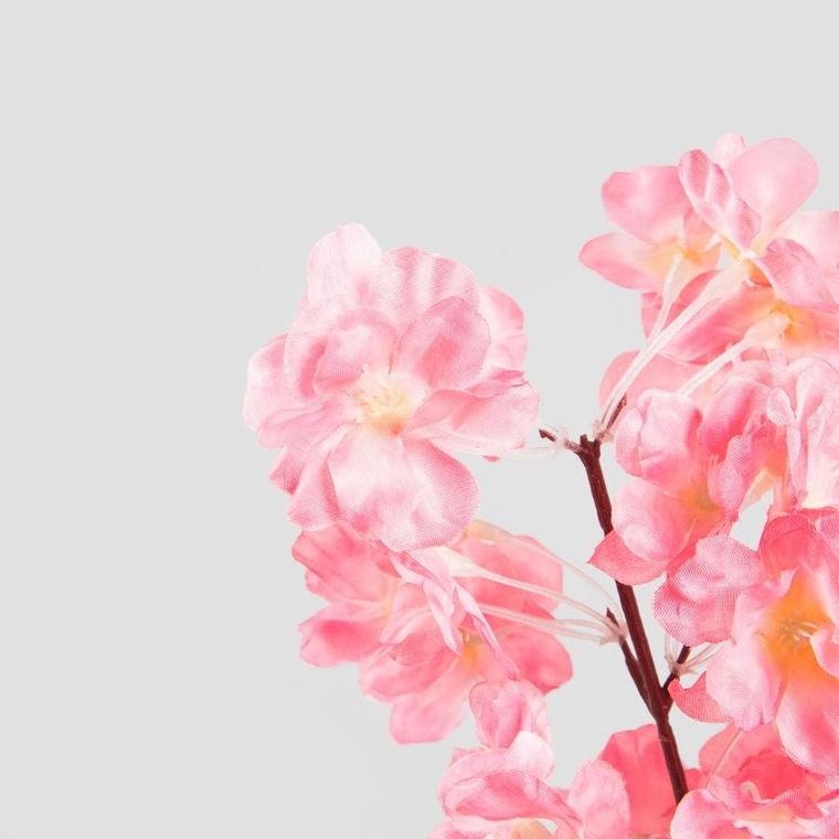 Homla, Blossa, gałązka sztuczna, kwiat wiśni różowy, 103 cm