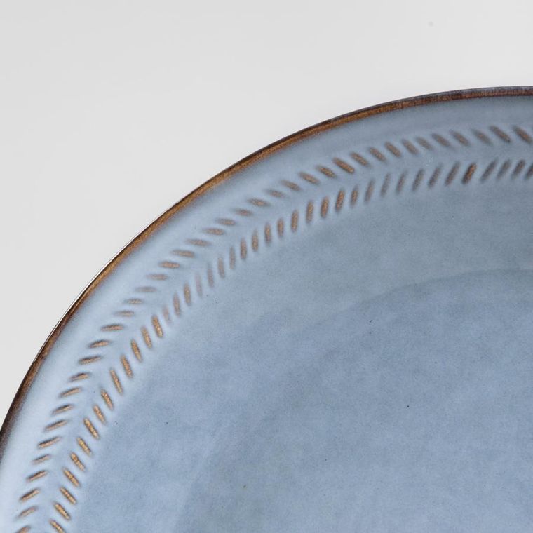 Homla, Bluejeans, talerz obiadowy, niebieski