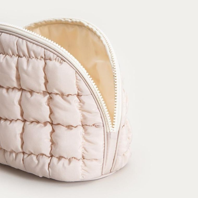 Homla, Bluffi, kosmetyczka, beżowa, 30-15-18 cm