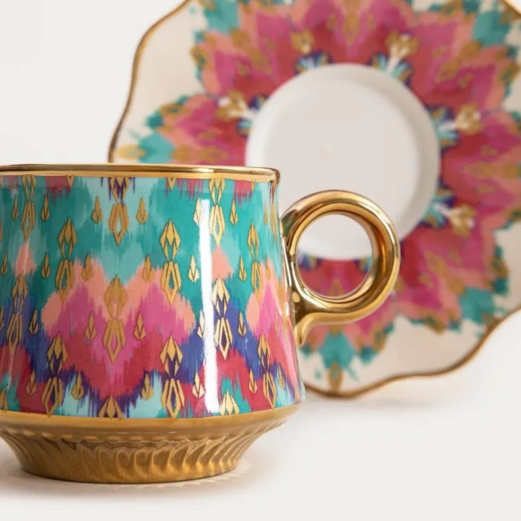 Homla, Bogli, filiżanka, ze złotym uchem, 0,2l