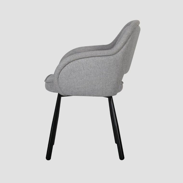 Homla, Campea, krzesło, szare, 62-61-84 cm